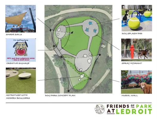 Dog Park at LeDroit Improvements