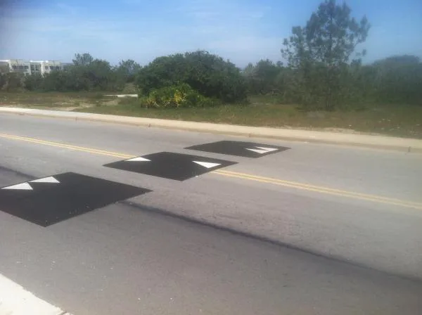 Speed bump removal CSUMB