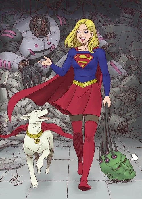 Save Supergirl Comic Book series