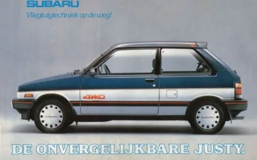 We, who want TÜV approved suspension for Subaru Justy 1984-1994