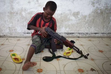 Help child soldiers in Somalia