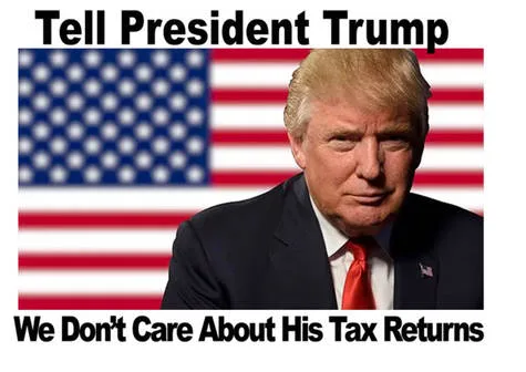 We Don't Care About President Trump's Tax Returns