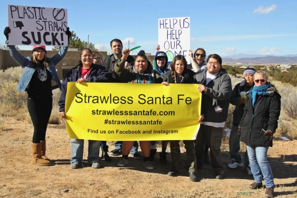 Strawless Santa Fe