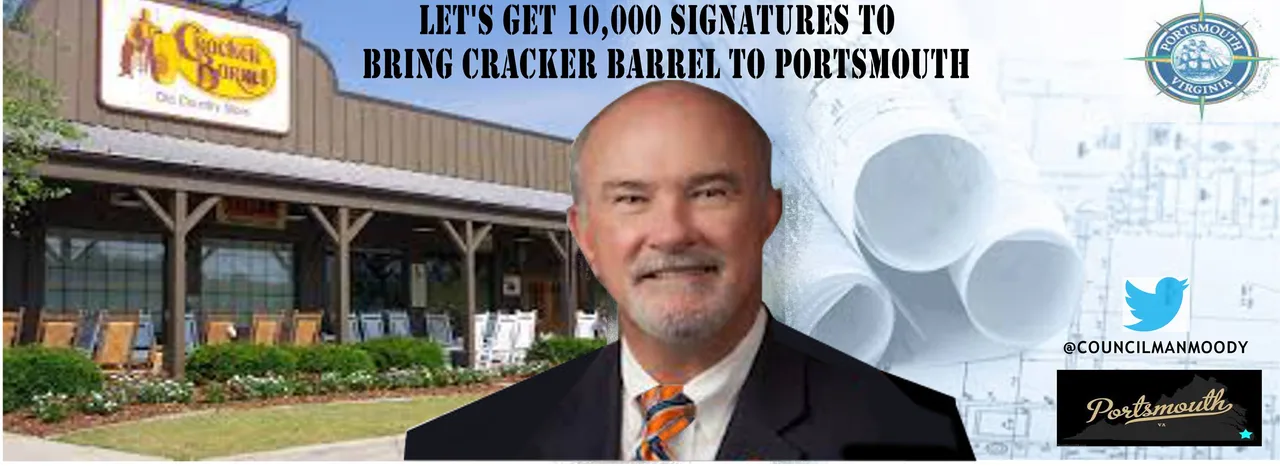 Bring Cracker Barrel to Portsmouth, VA