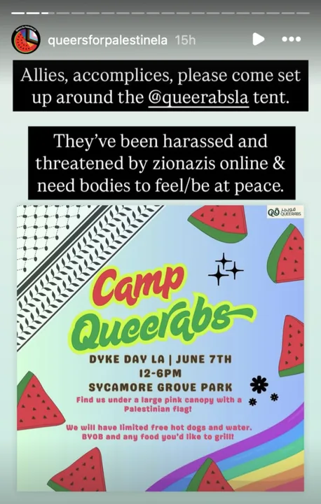 Tell Dyke Day LA that Jews belong at Pride from queer Jews/Zionists/allies