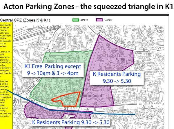 Move Grove Road back to CPZ Zone K