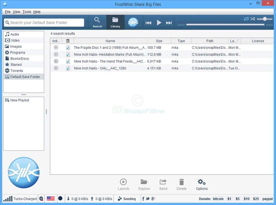 save frostwire chat