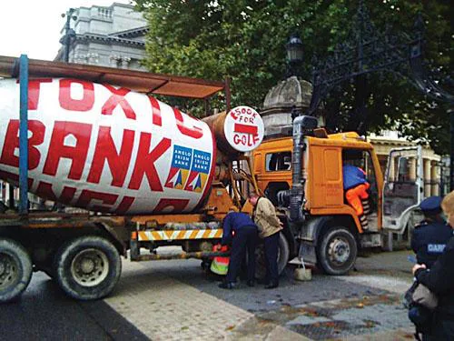 Free trucker Joe McNamara