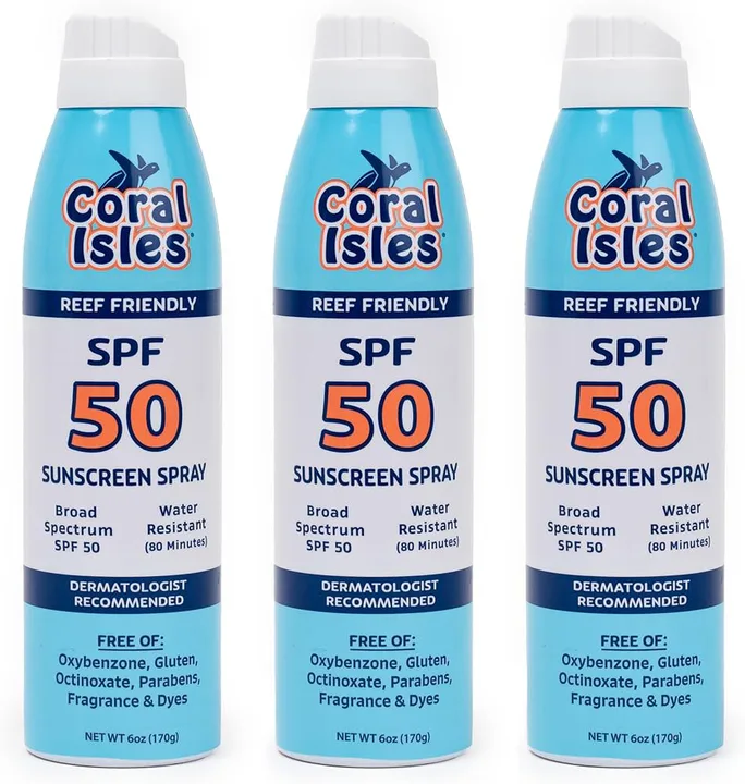 Ingredients in sunscreen that harm coral reefs should be banned.
