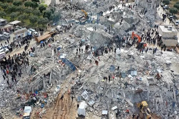 Ease the Sanctions on Earthquake Stricken Syria  تخفيف العقوبات على سوريا التي ضربها الزلزال