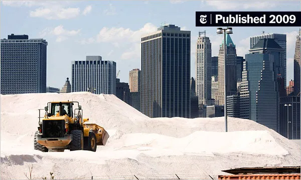 Remove the Salt Pile on Columbia St.