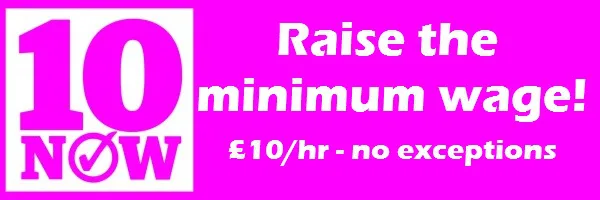 £10/hour minimum wage