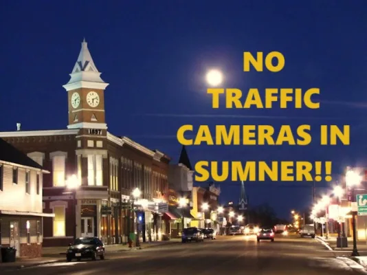 No to Traffic Cameras in Sumner, Iowa