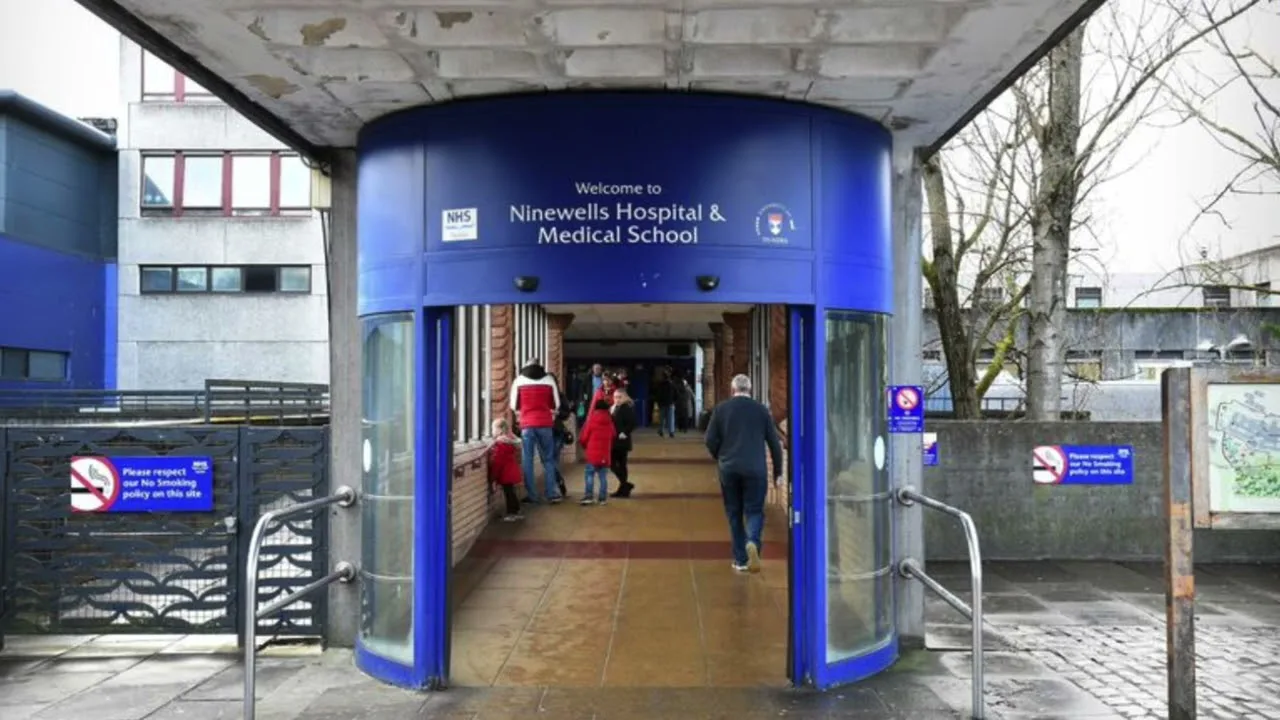 Inadequate provisions for motorcyclists at Ninewells Hospital