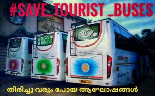 SAVE TOURIST BUSES IN KERALA