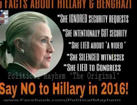 Say NO to Hillary Clinton