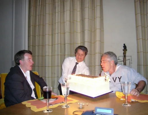 SUSPEND Lord Mandelson from Labour while carrying out probe into extent of his involvement with sex traffickers Jeffrey Epstein and Ghislaine Maxwell