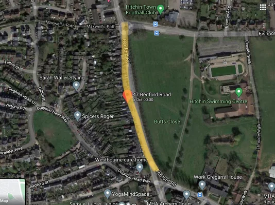 Change Parking on Bedford Road