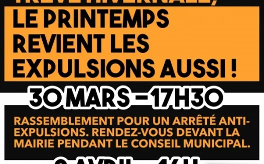 Pour un arrêté municipal contre toutes les expulsions