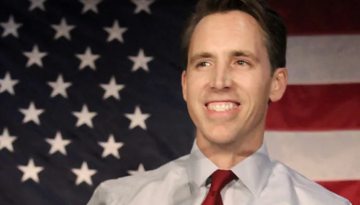 Supporters of Josh Hawley's Book