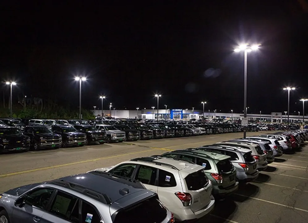 Reduce Light Pollution at Car Dealer lots
