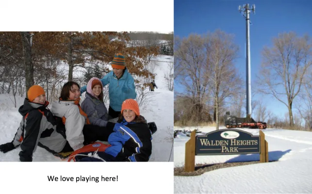Against PROPOSED CELL PHONE TOWER - WALDEN HEIGHTS PARK, EAGAN