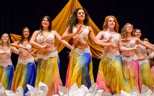 The FSU Belly Dancers at Pow Wow