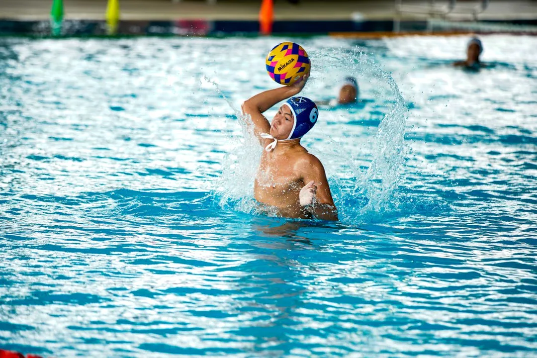 Transmissao da final de Polo Aquatico na Televisao