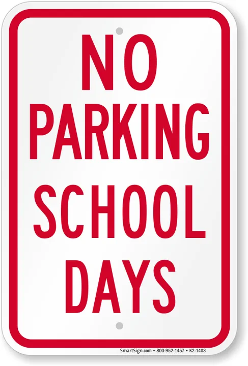 Revise the Parking Restrictions on Alameda Near the School