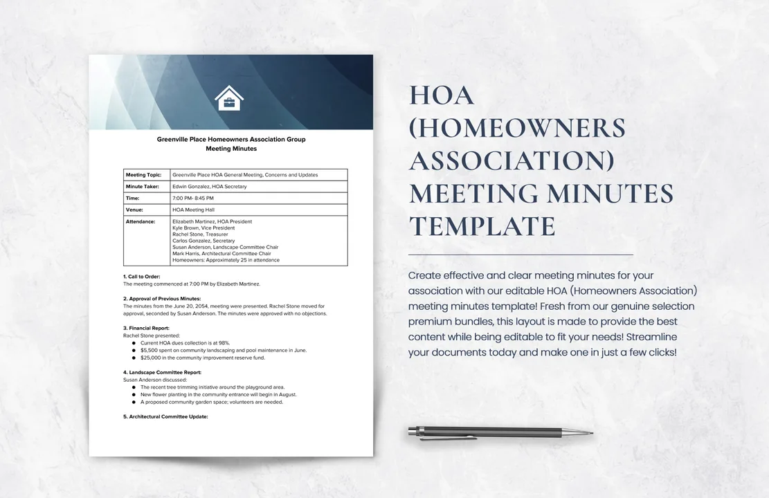 Petition to request special meeting of HOA Board of Directors.