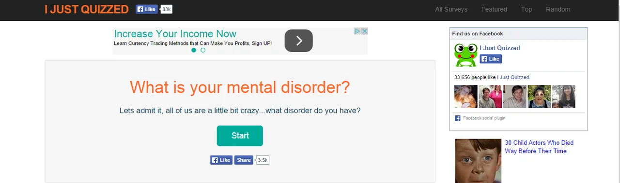 Remove the Quiz "What is your Mental Disorder? By I Just Quizzed