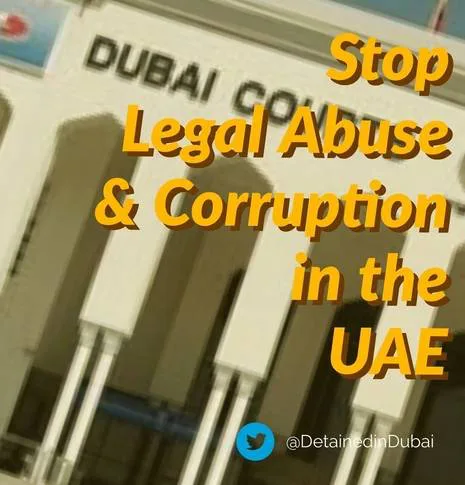 End Legal Abuse & Corruption in the UAE