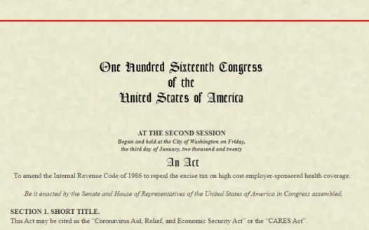 State of Florida - Enter into an agreement with the Secretary of Labor under the H.R. 748 CARES Act to help Floridians in need of unemployment funds!