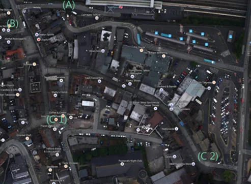 Convert Taxi rank, Station Rd Wellington to a Delivery/Collection Point.