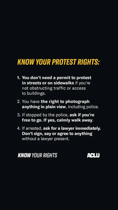 We want our rights back!
