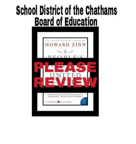 Request BOE To Review A People’s History of the United States by H. Zinn