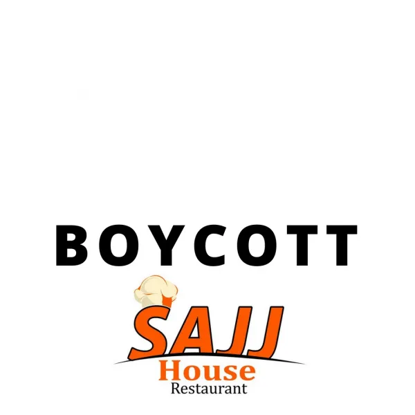 Boycott Sajj House Restaurant