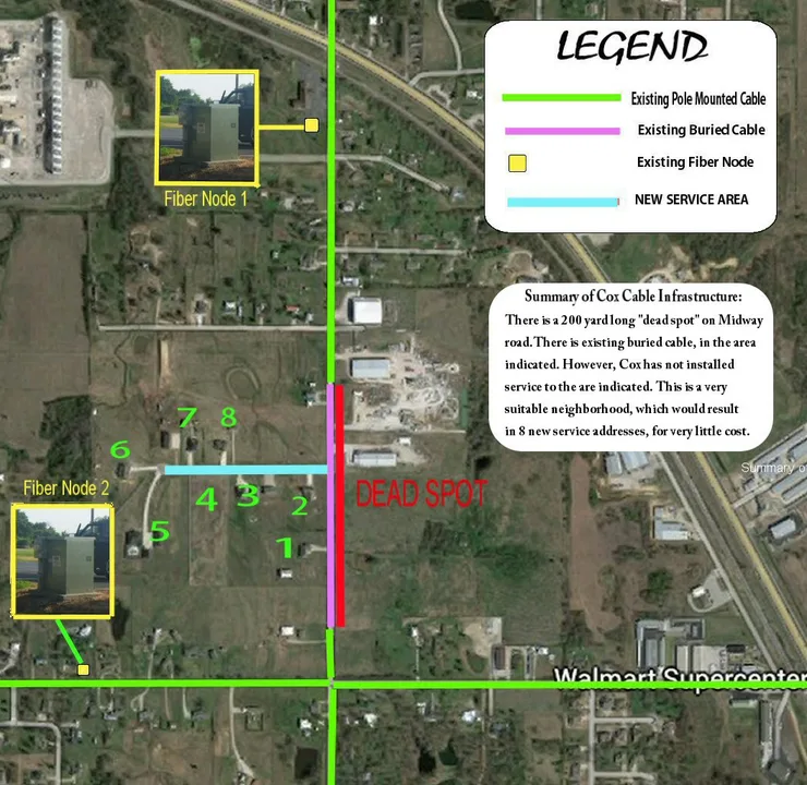 Bring Cox Data Services to Redhawk Farms Subdivision