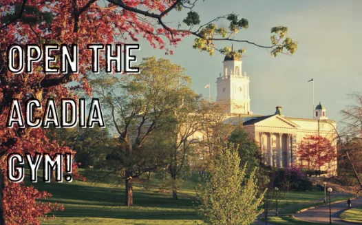 Open the Acadia University Athletics Complex