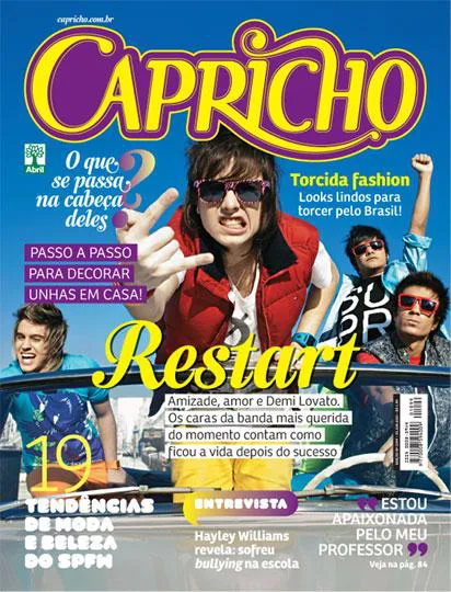 Mcfly na capa da capricho,ja!