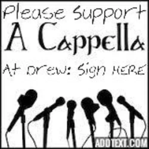 Support Our Drew Sport #ACAPPELLA