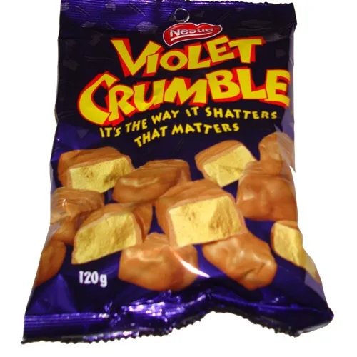 Bring Back Fun Sized Violet Crumble Bags, Nestle!