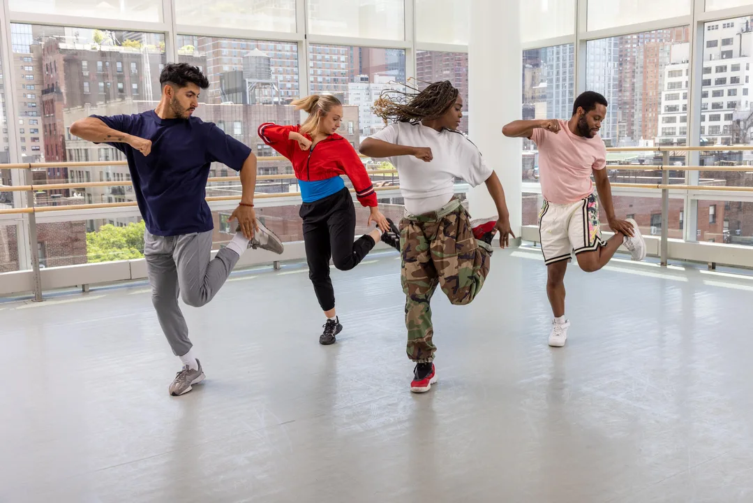 Hip Hop Dance class on campus