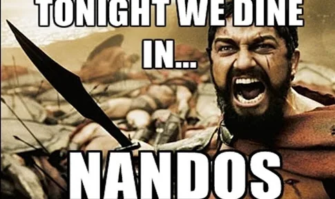 BRING NANDOS TO HALLS HEAD CENTRO