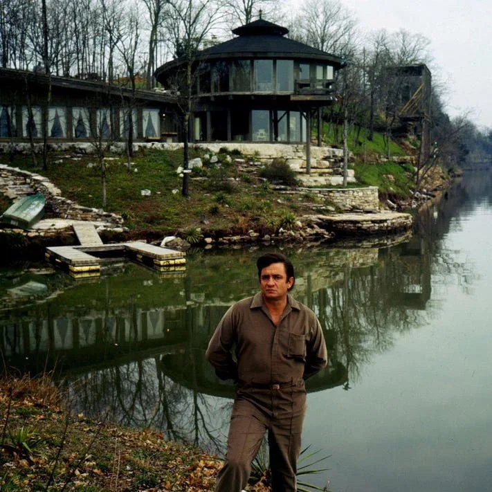 Johnny and June Cash Memorial Park at the Lake House Property