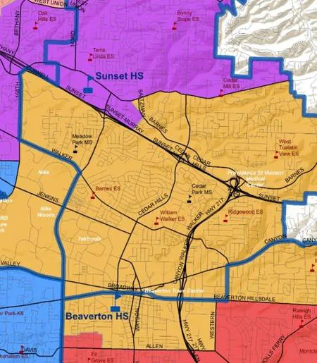 Keep Homes North of Highway 26 in the Sunset High School Boundary