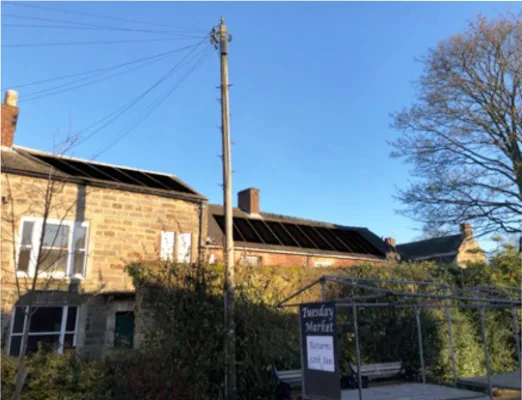 Support for renewable energy at 37a St John Street, Wirksworth