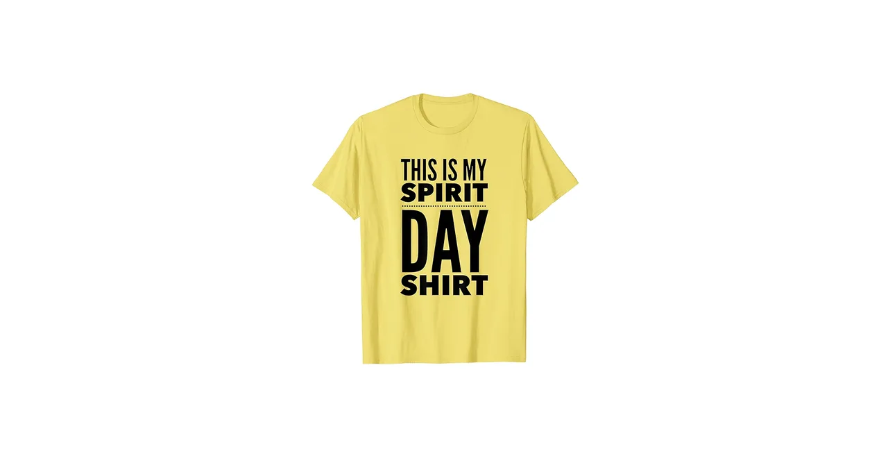 To get spirit day shirt
