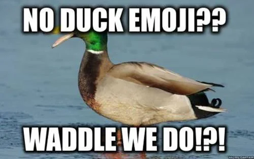 DUCKS DESERVE iOS EMOJI!