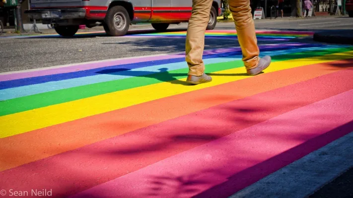 For Redmond Rainbow Crosswalk Art Installation